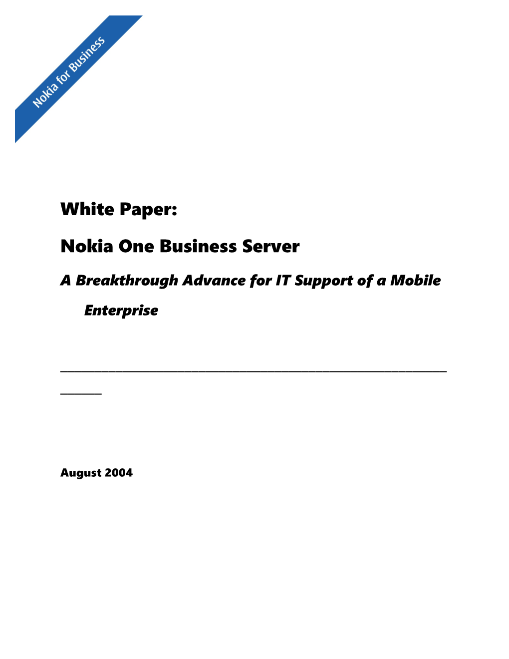 N1BS IT Professional White Paper