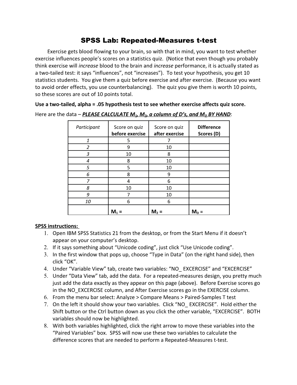 Standard Score Activity