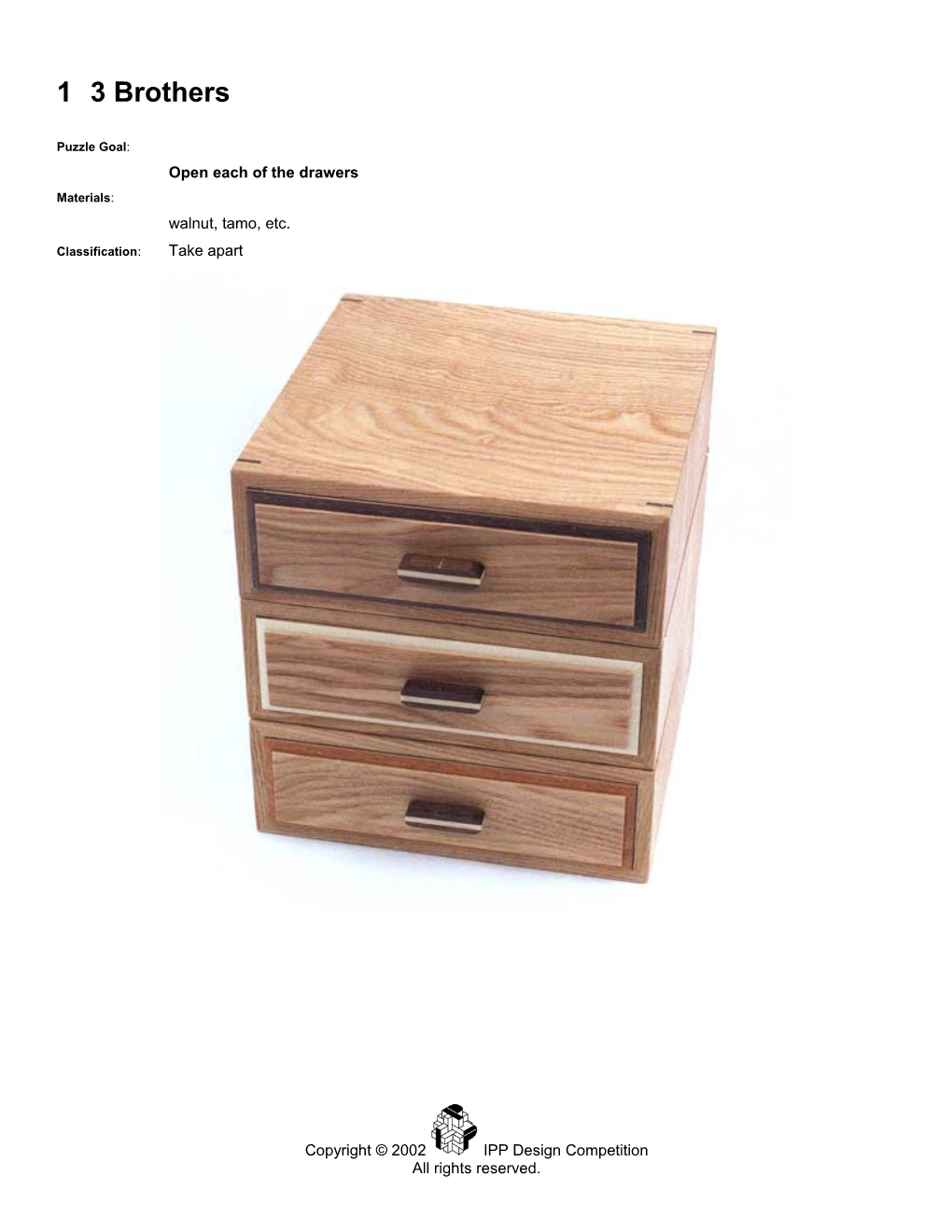 Open Each of the Drawers