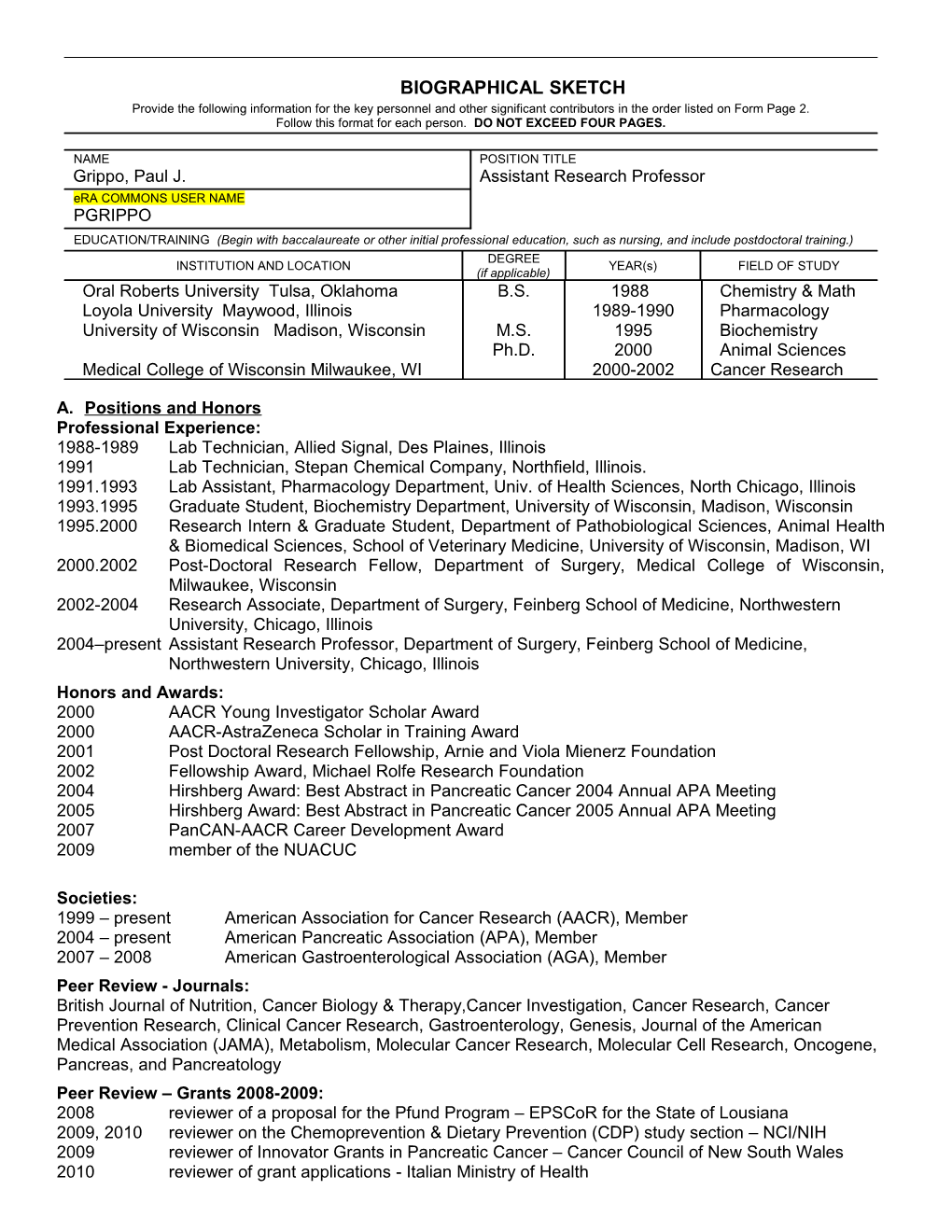 HH PART II (Form Pages 7 to 9)