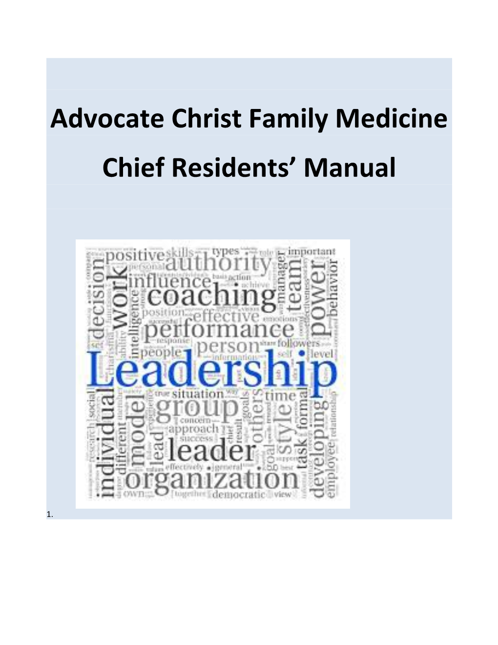 Advocate Christ Family Medicine