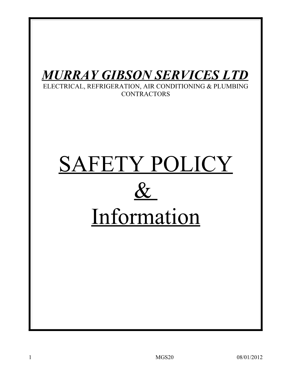 Murray Gibson Services Ltd