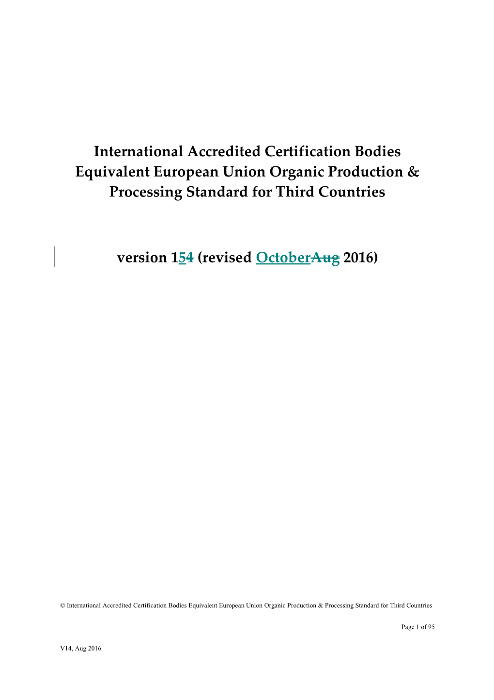 International Accredited Certification Bodies