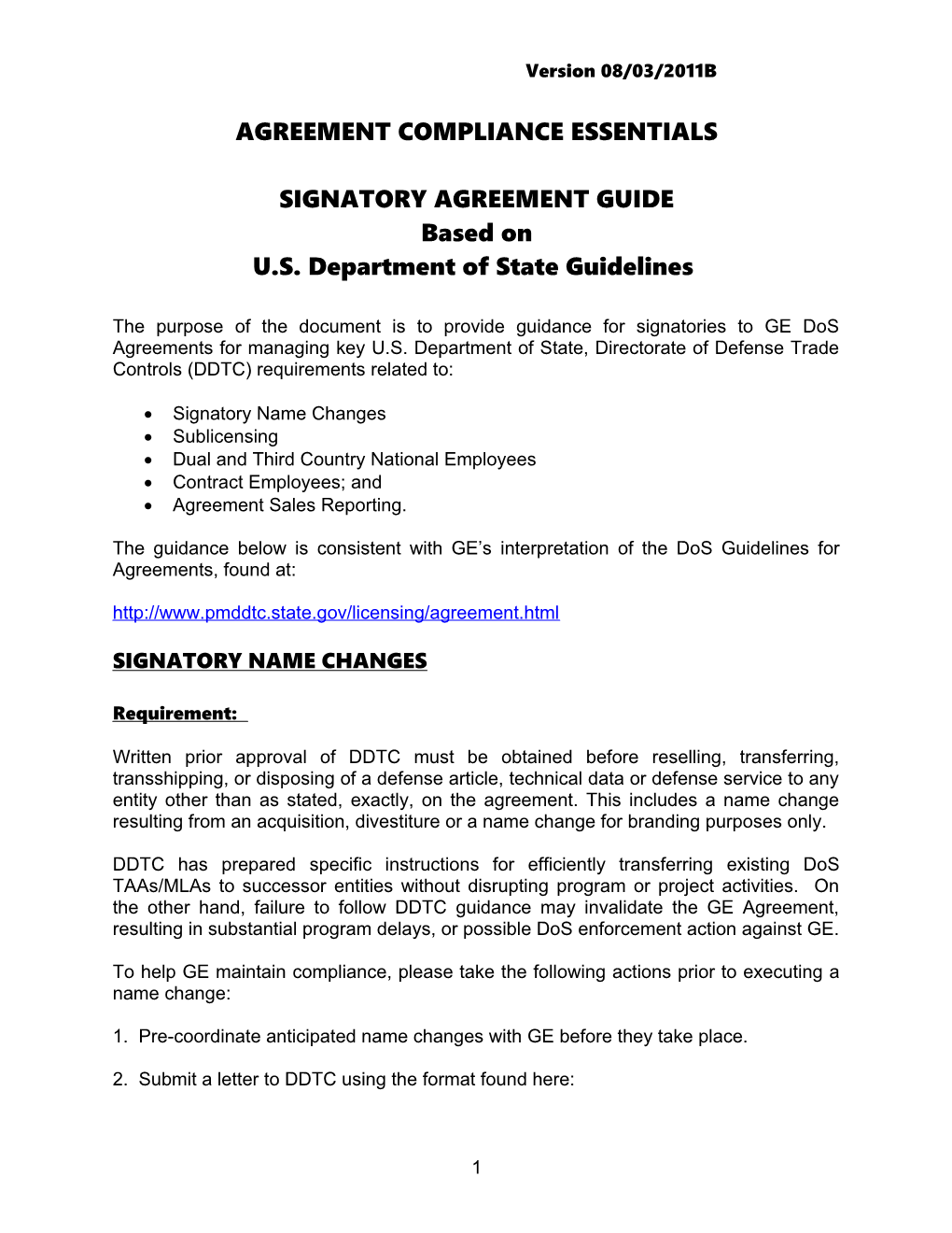 Agreement Compliance Essentials