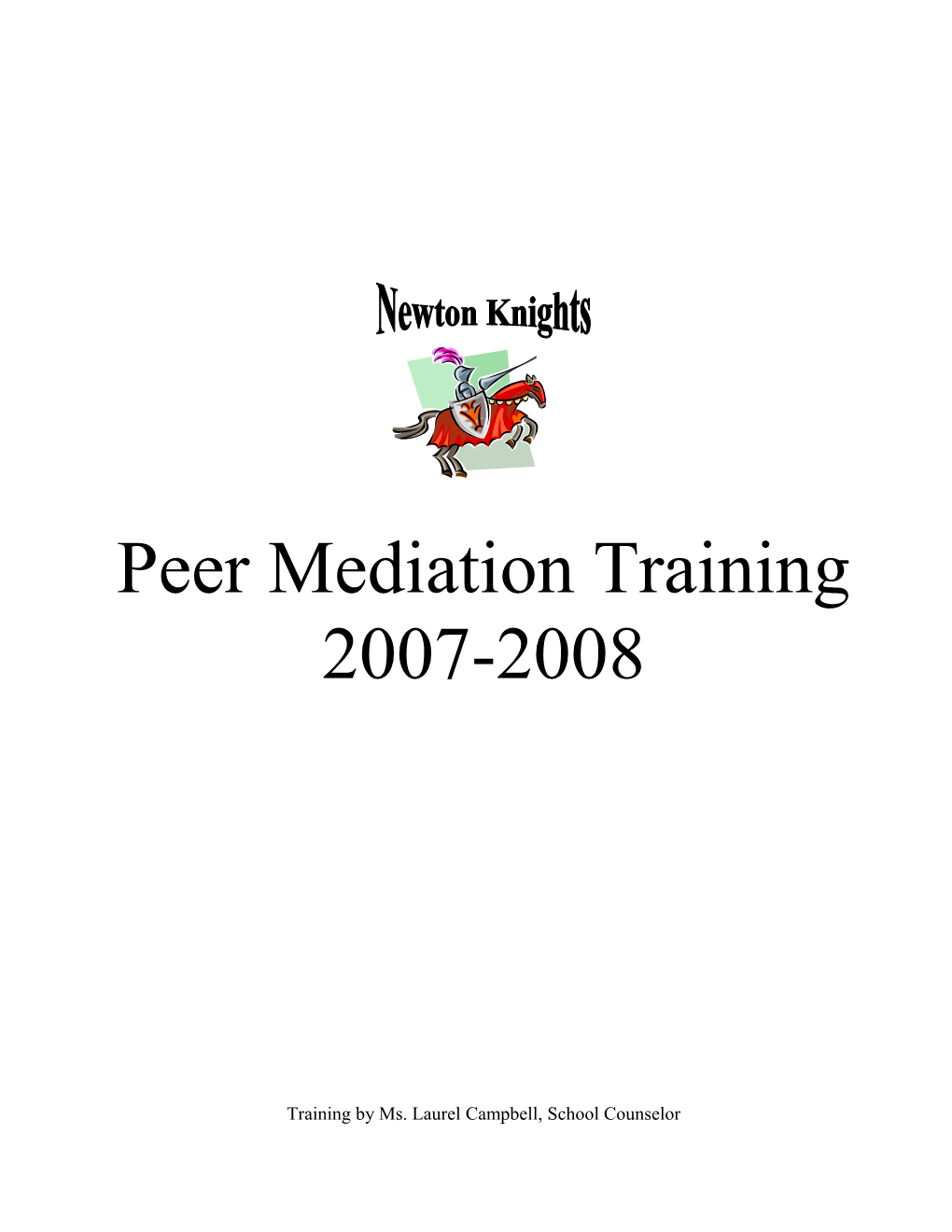 Introduction to Peer Mediation