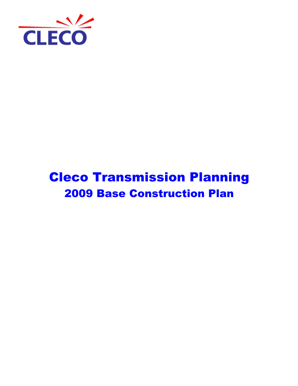 Cleco Transmission Planning
