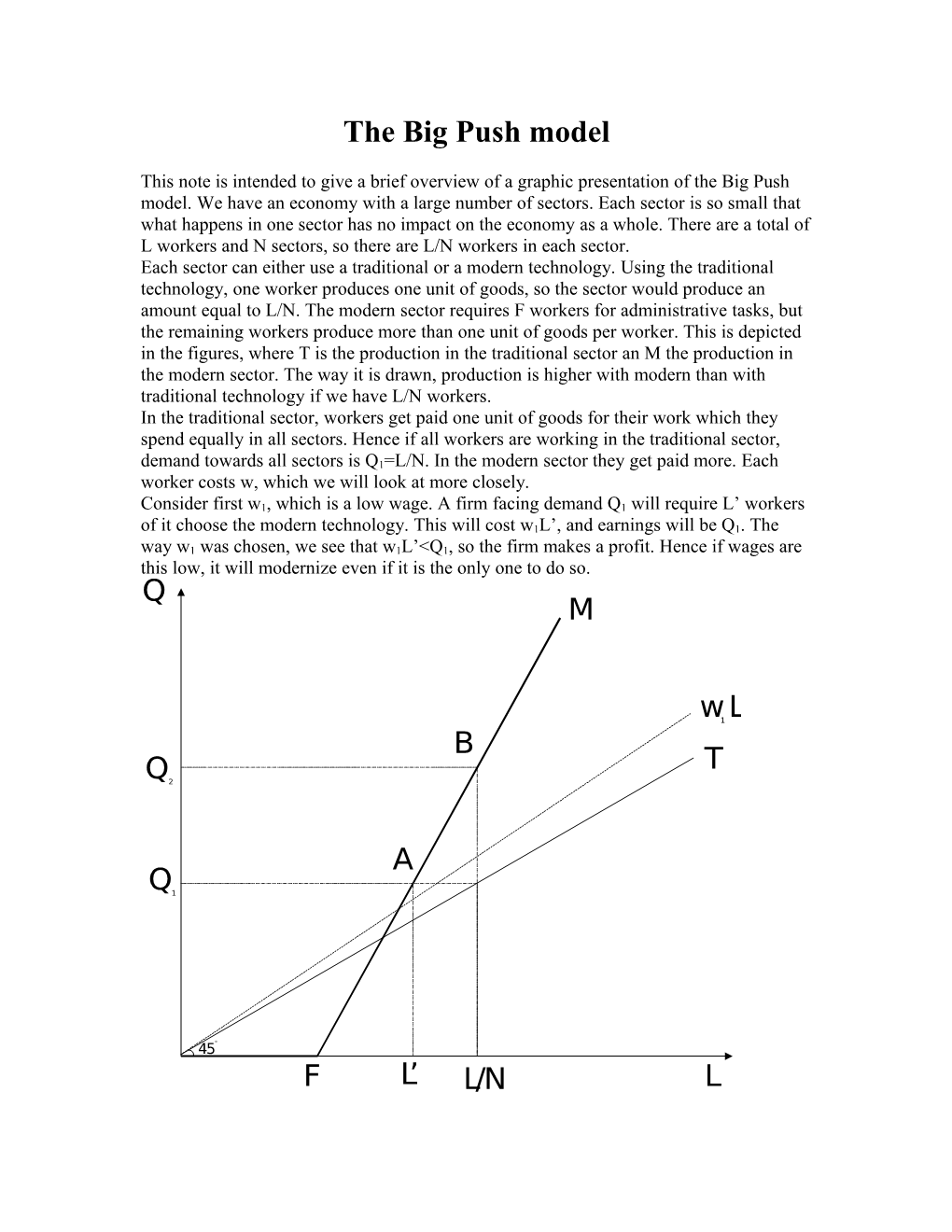 The Big Push Model