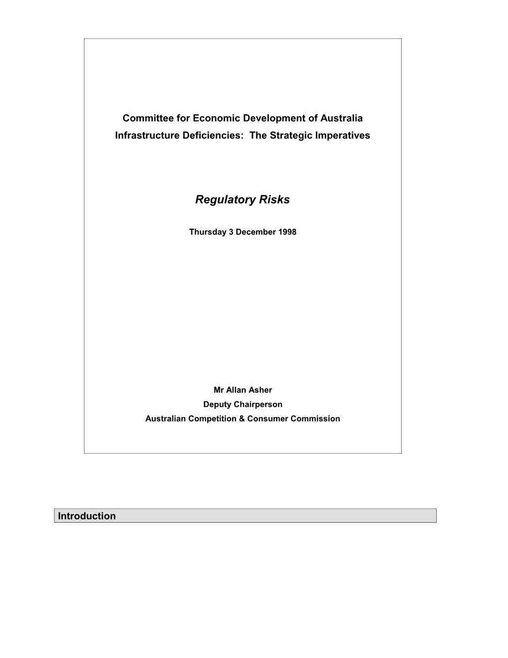 Committee for Economic Development of Australia