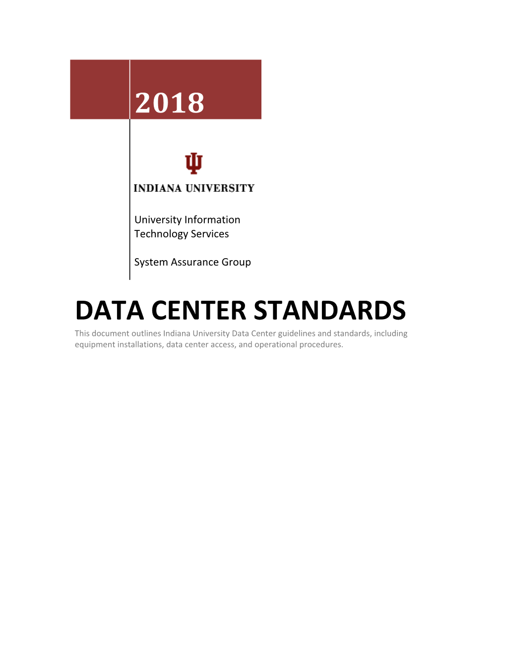 Data Center Standards