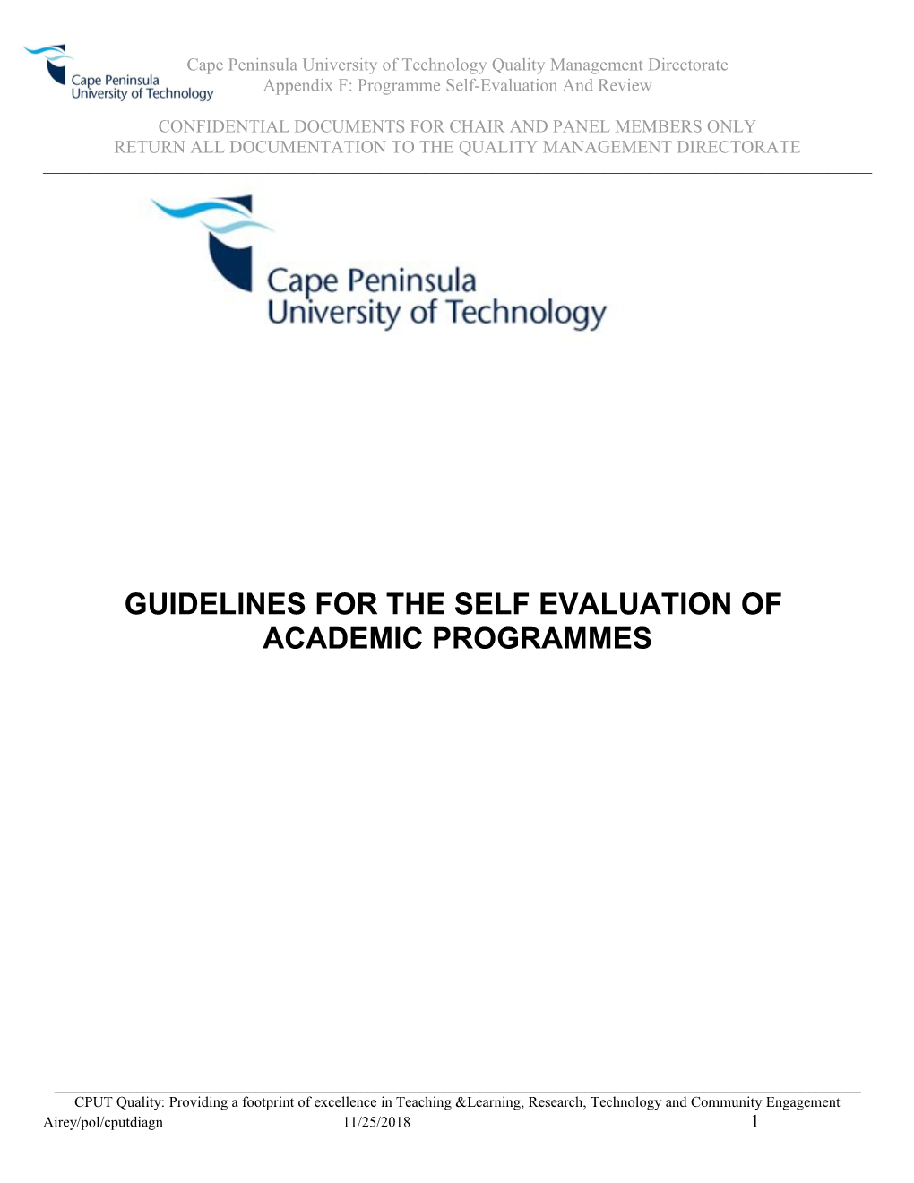 Guidelines for Biomedical Technology