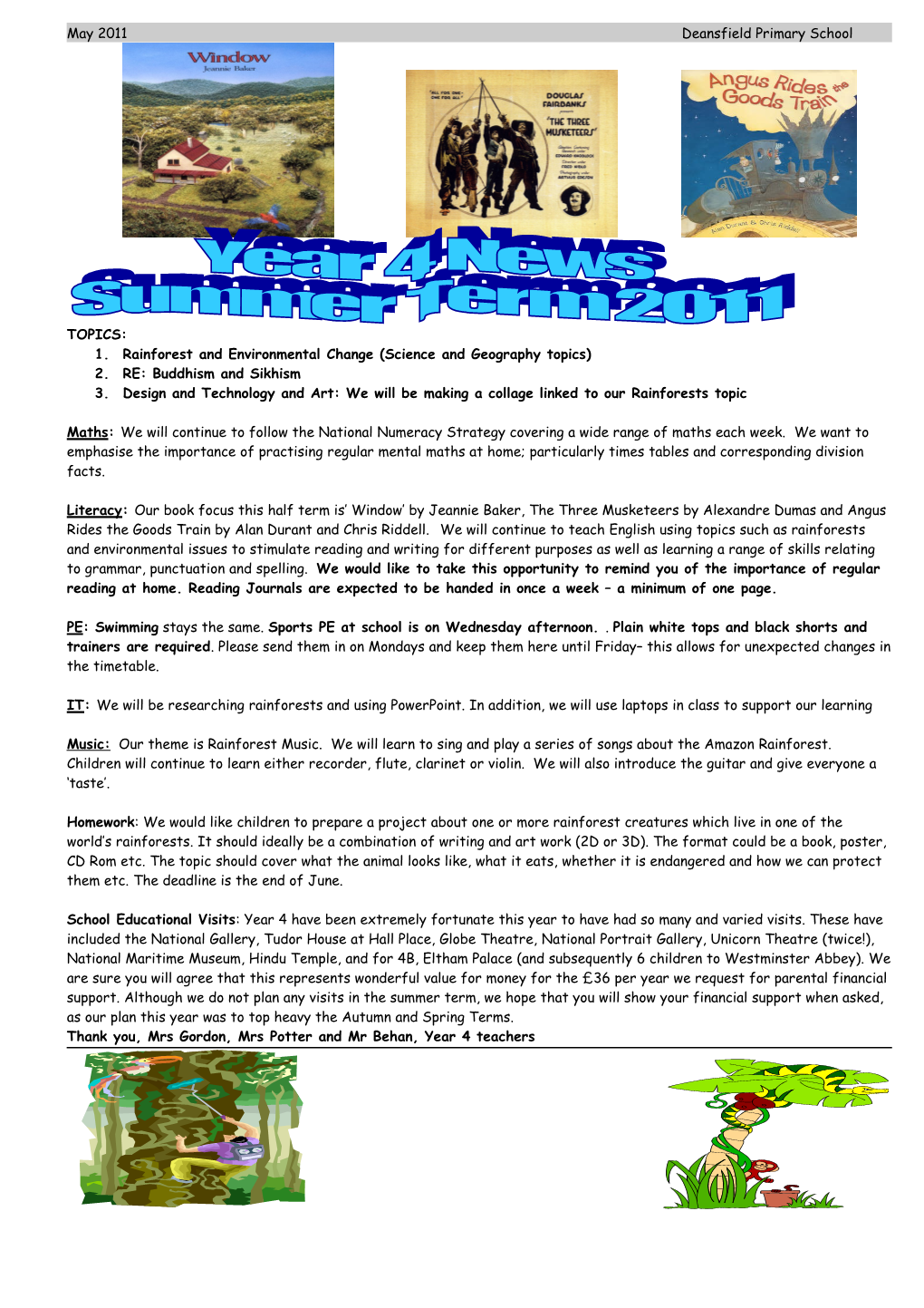 Rainforest and Environmental Change (Science and Geography Topics)
