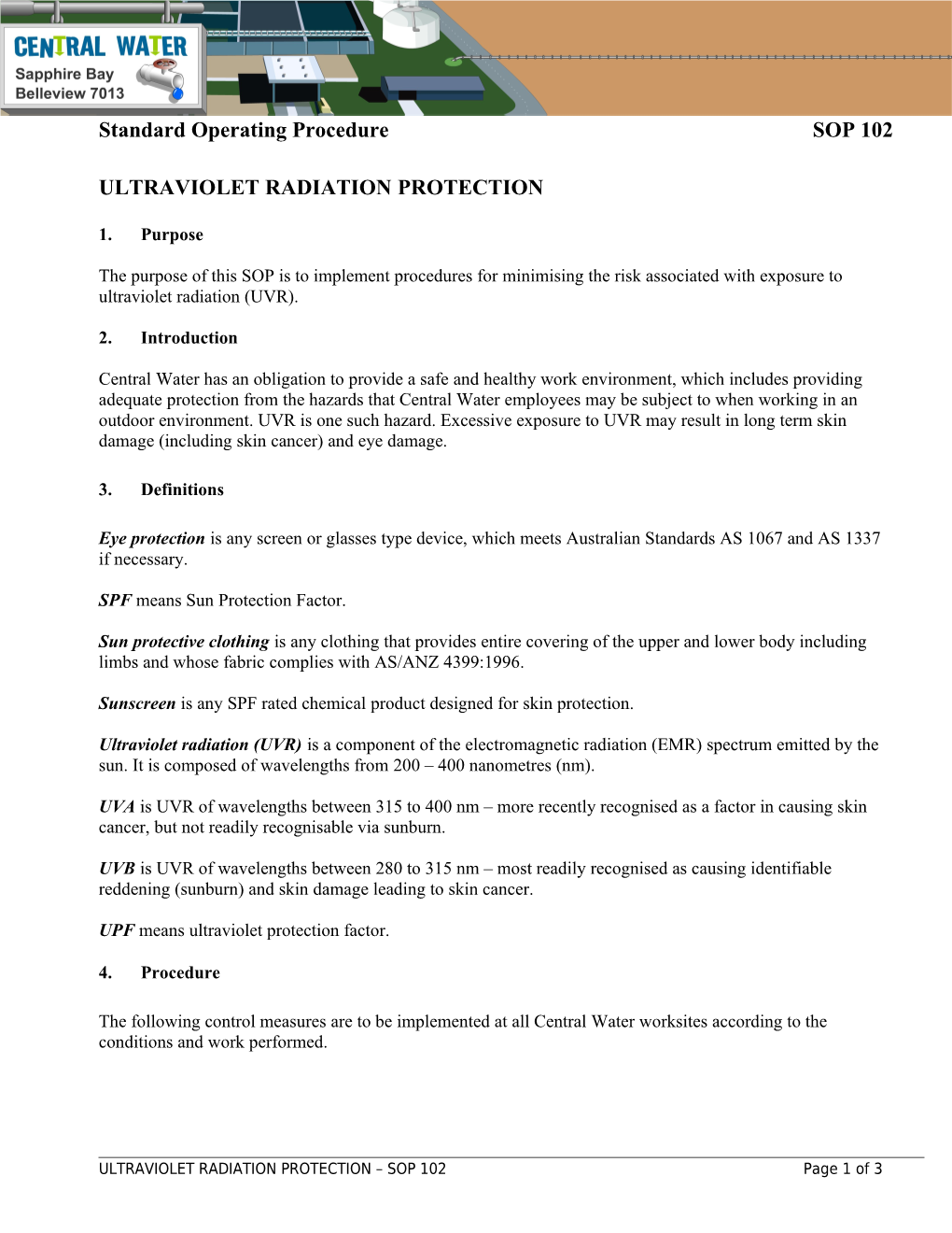 Ultraviolet Radiation Protection