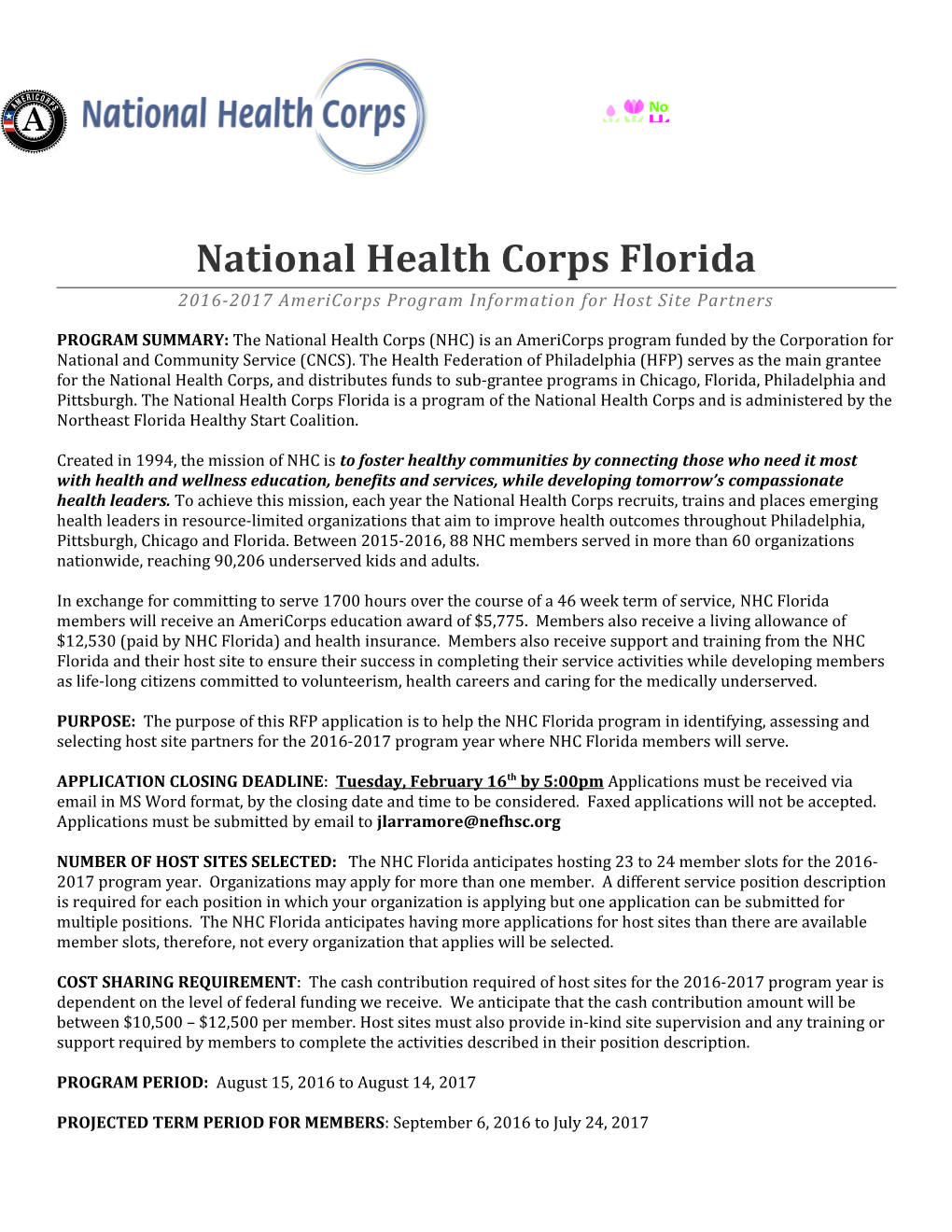 National Health Corps Florida