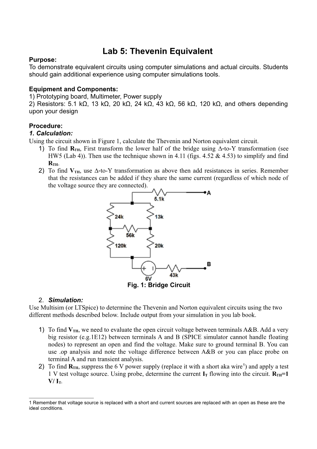 Lab 3: Equivalent Resistance