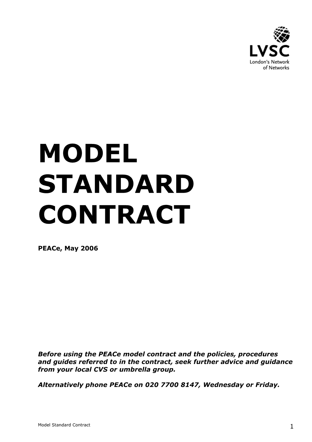 Model Statement of Terms and Conditions of Employment