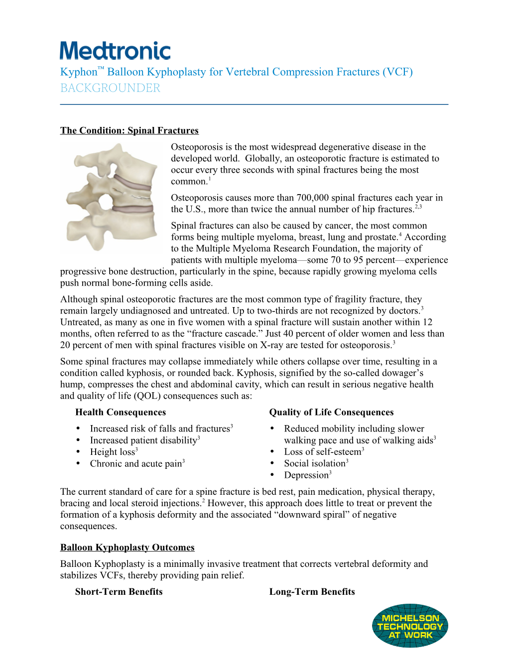 The Condition: Spinal Fractures