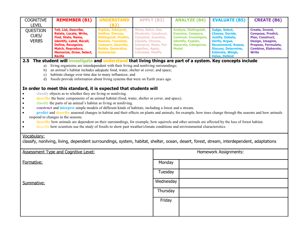 Classify Objects As to Whether They Are Living Or Nonliving