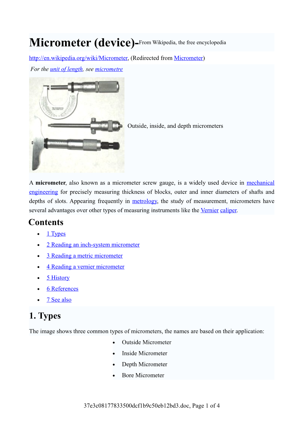 Micrometer (Device)-From Wikipedia, the Free Encyclopedia