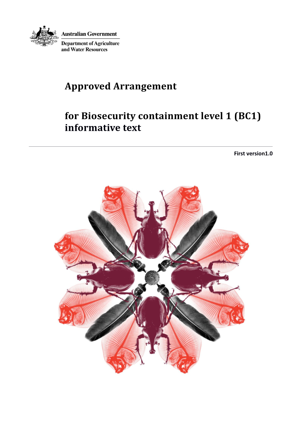 For Biosecurity Containment Level 1 (BC1) Informative Text