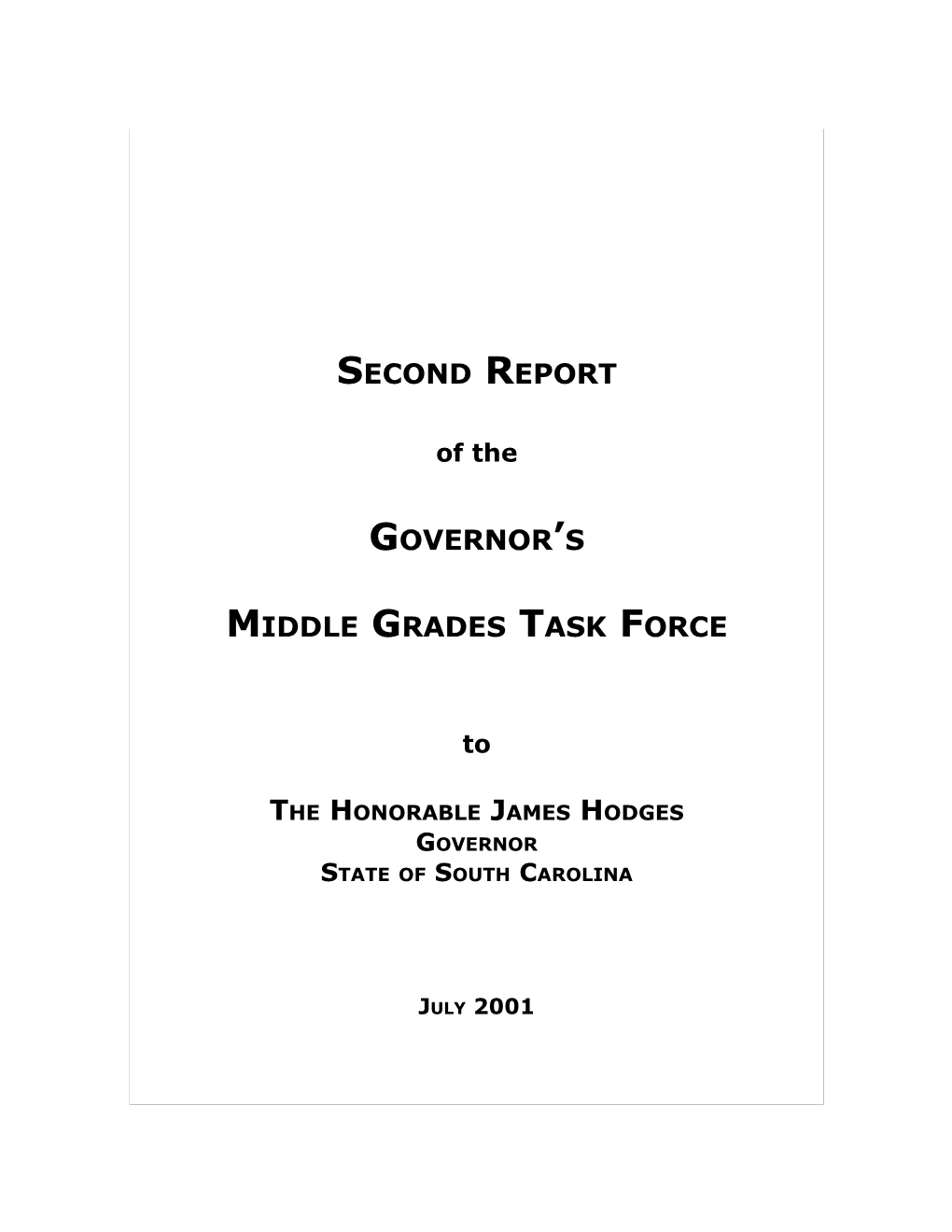 Middle Grades Task Force