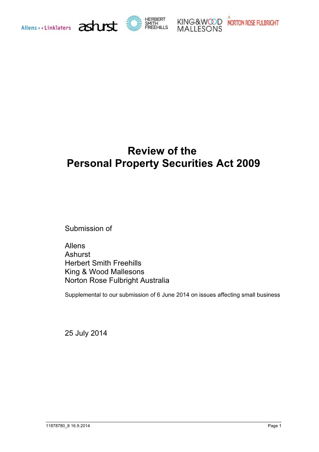 Personal Property Securities Act 2009