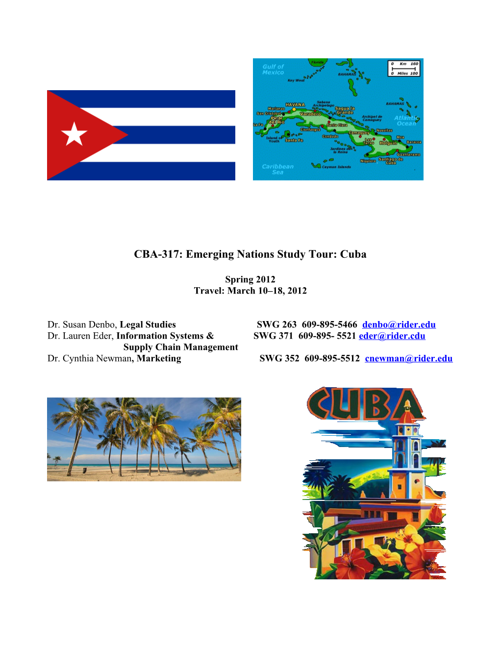 CBA-317: Emerging Nations Study Tour: Cuba
