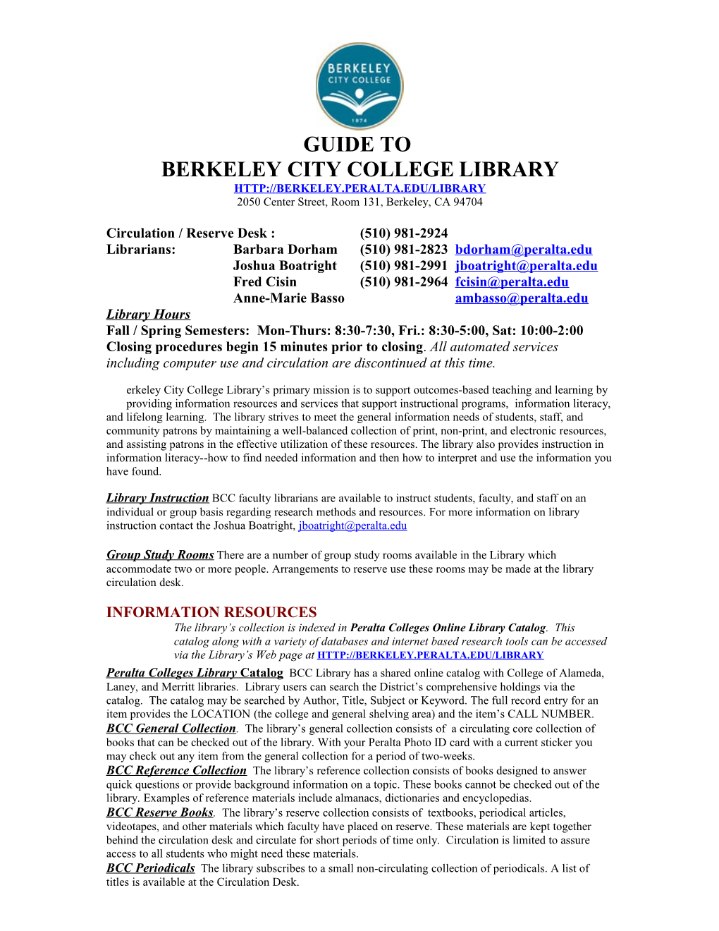 Berkeley City Collegelibrary