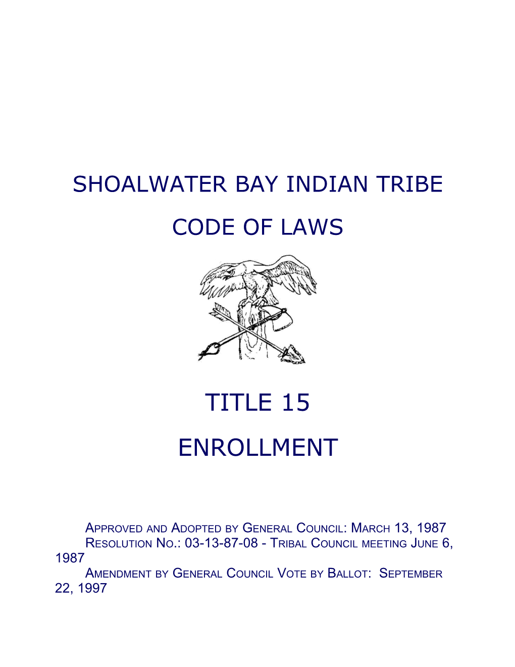 Shoalwater Bay Indian Tribe