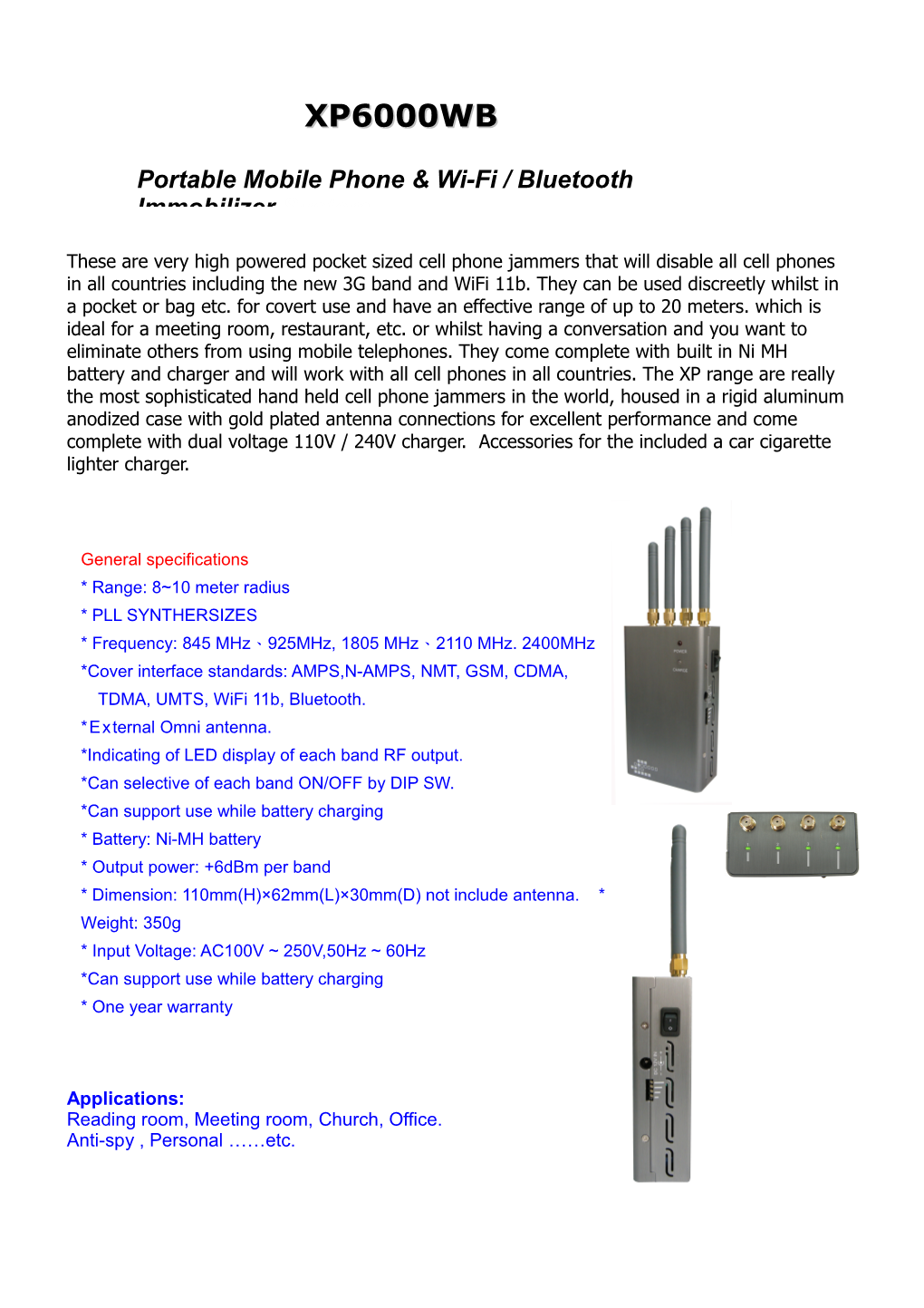 Cell Phone Jammer