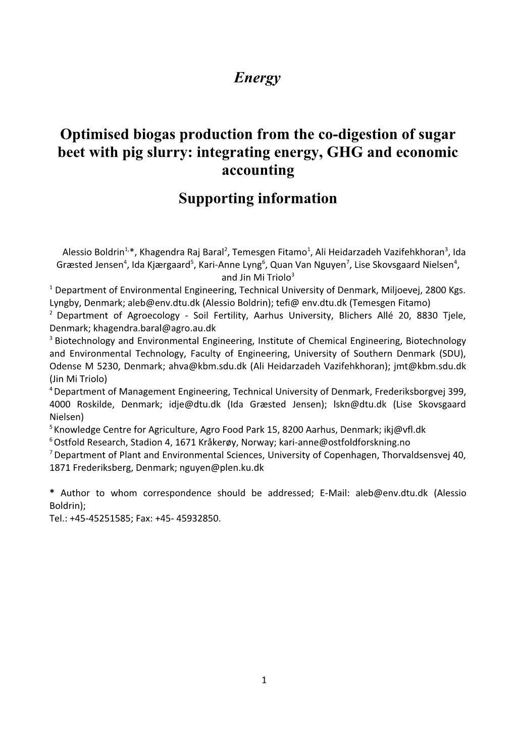 Optimised Biogas Production from the Co-Digestion of Sugar Beet with Pig Slurry: Integrating