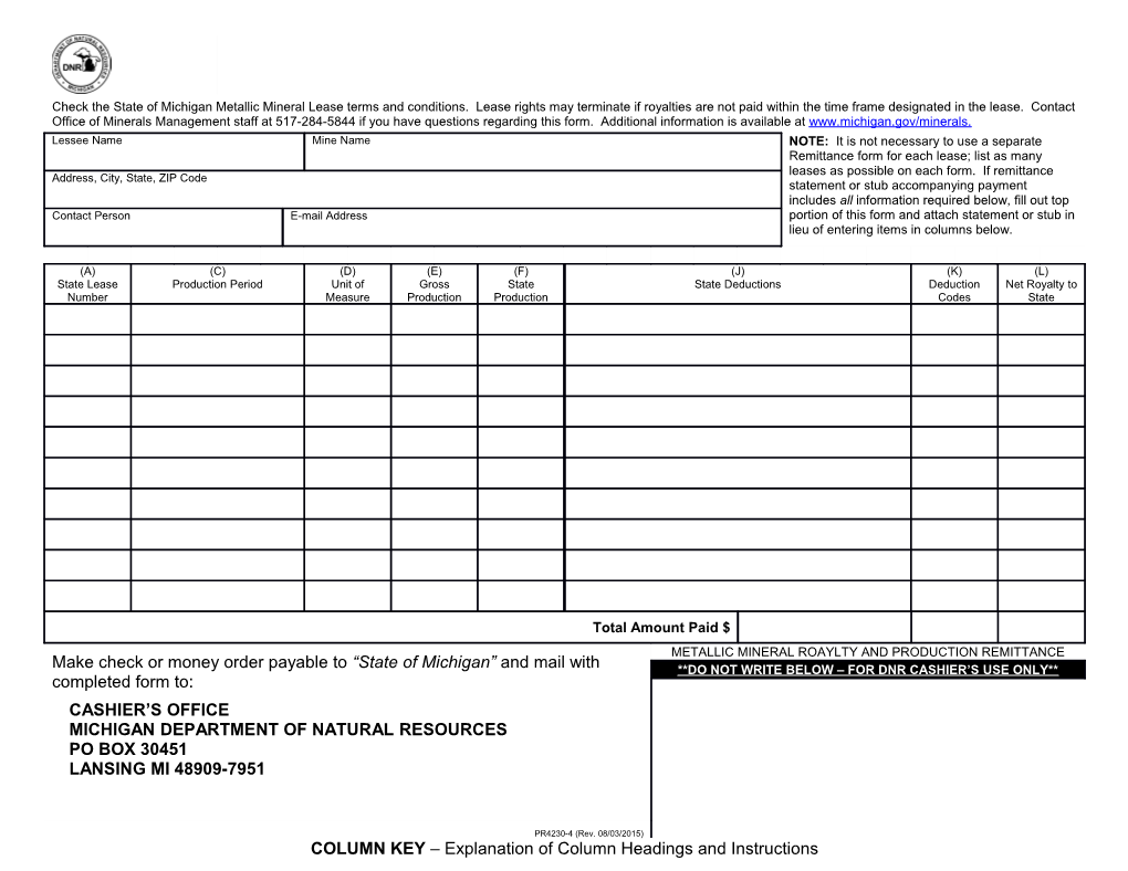 Dnr Storage and Space Request