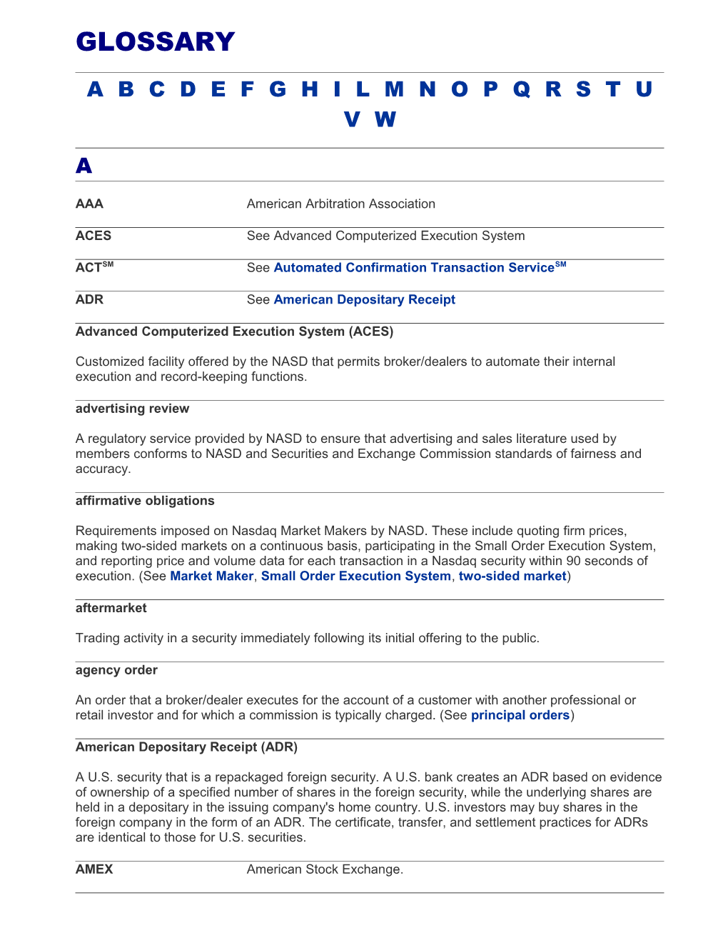 Acessee Advanced Computerized Execution System