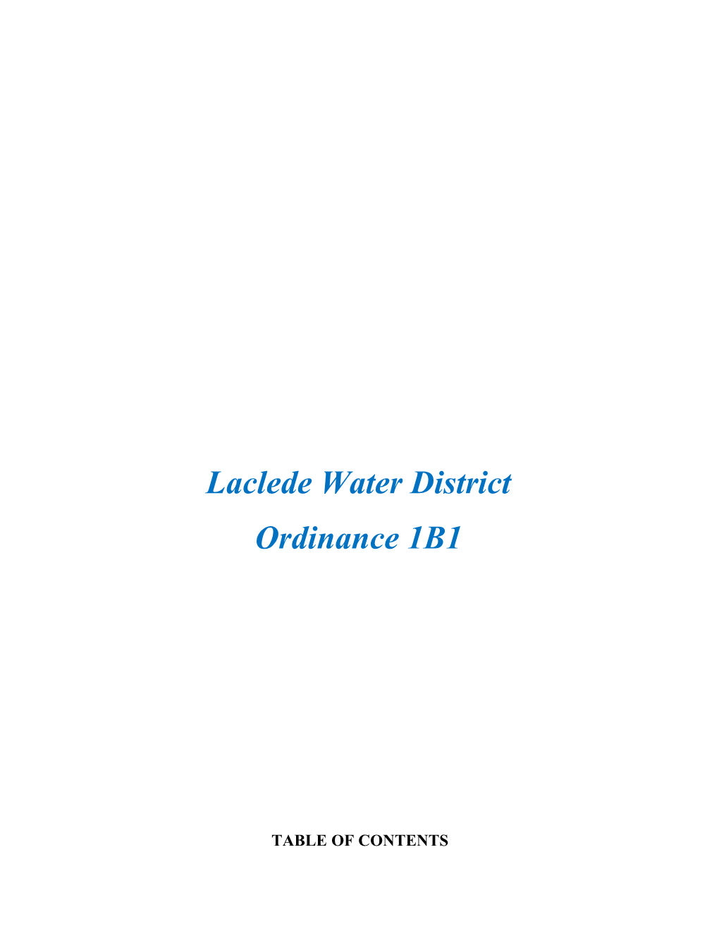 Laclede Water District