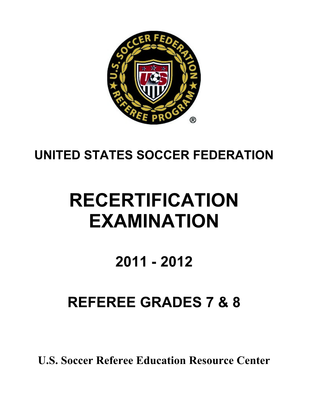EXAM Referee Grade 7 & 8 Entry Alternate