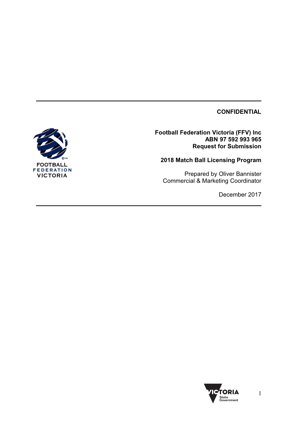 Football Federation Victoria (FFV) Inc