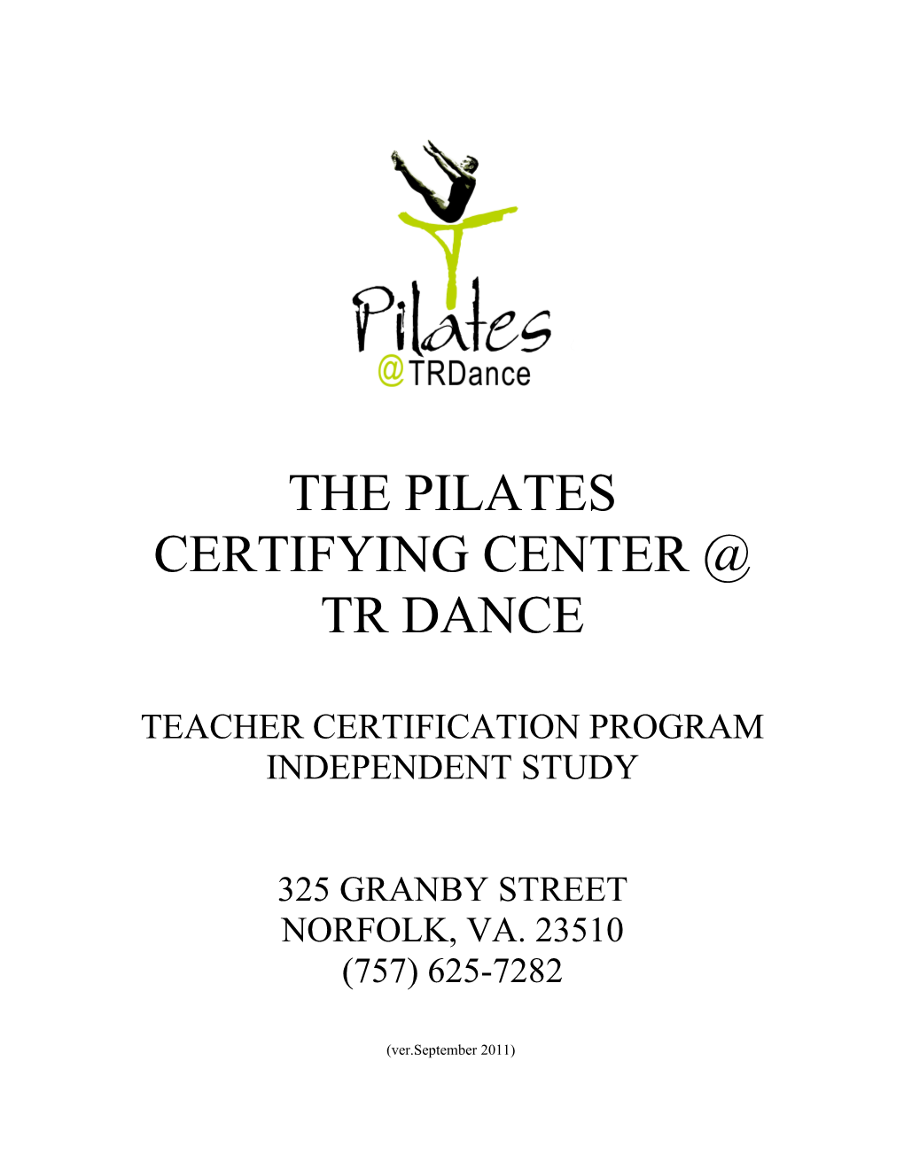 The Pilates Certifying Center Tr Dance