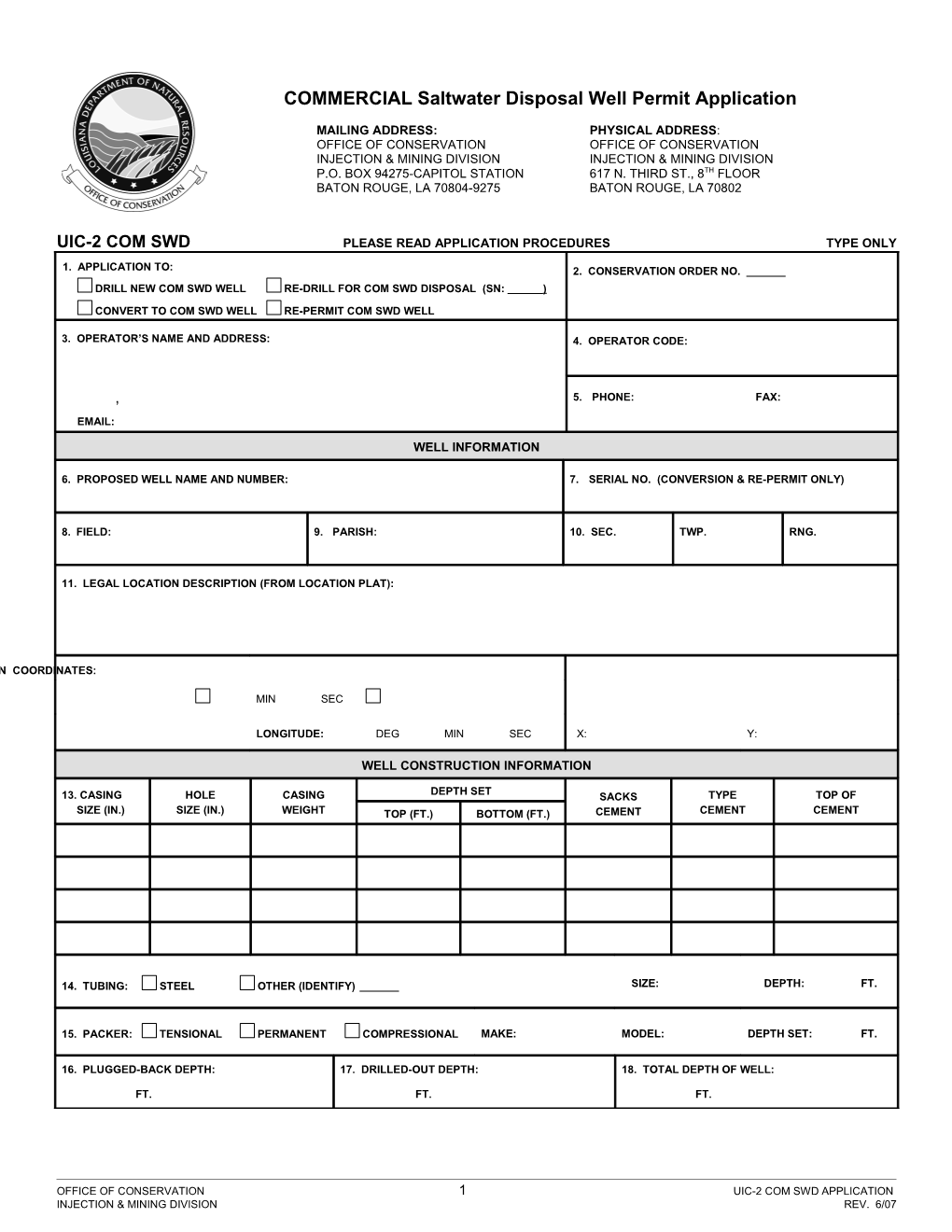 Uic-2 Com Swdplease Read Application Procedurestype Only