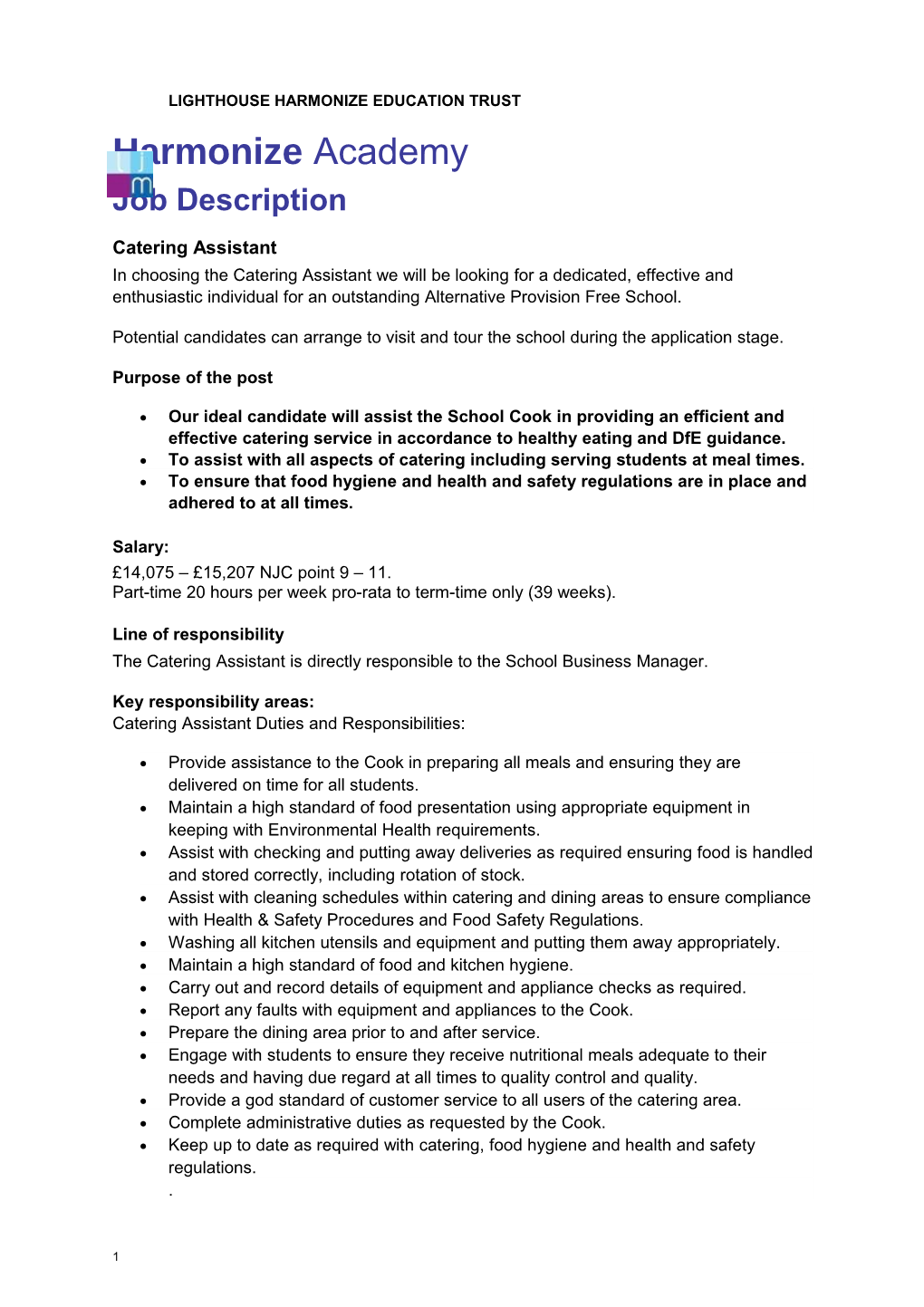 Special School/Unit Assistant Headteacher (SENCO): Job Description