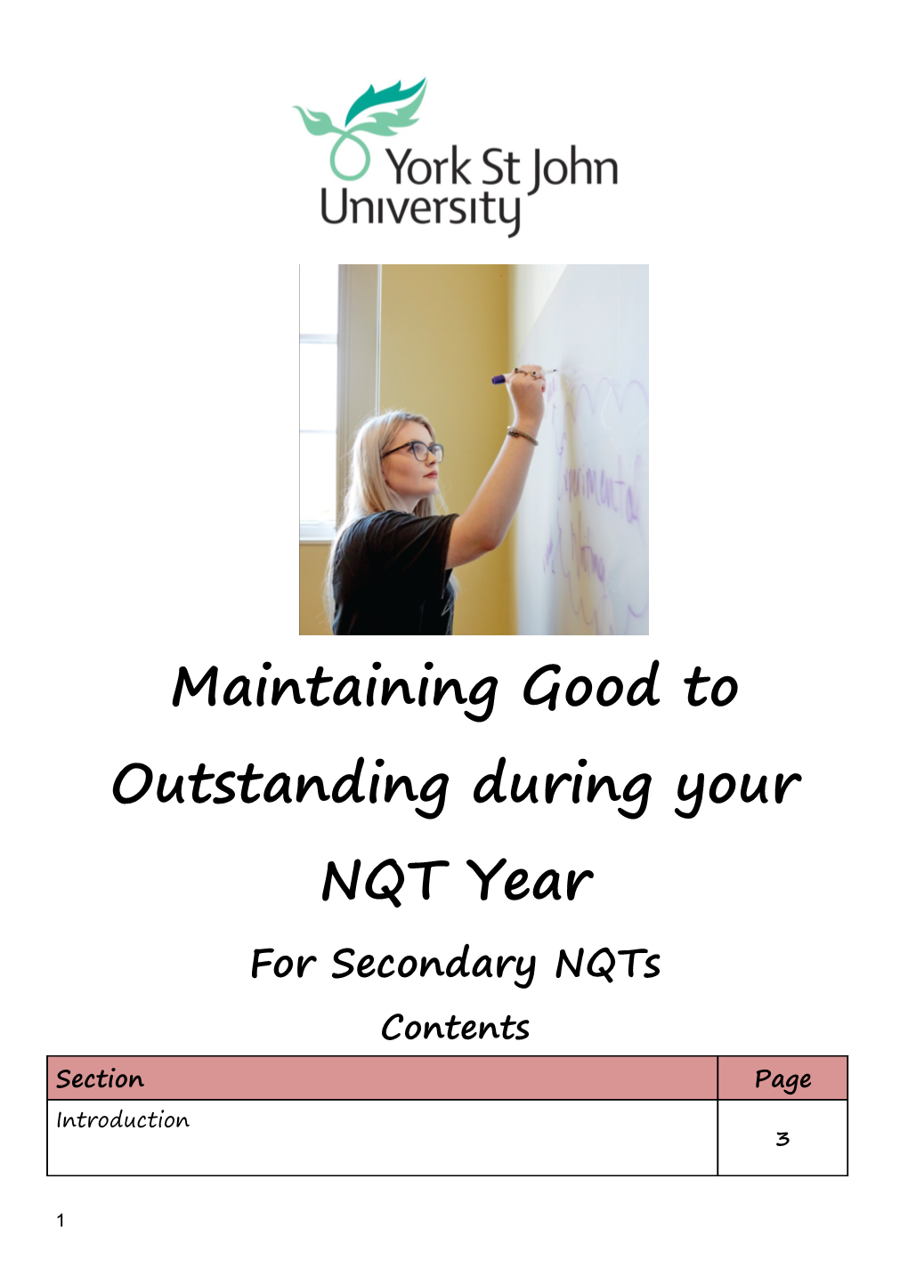 Maintaining Good to Outstanding During Your NQT Year