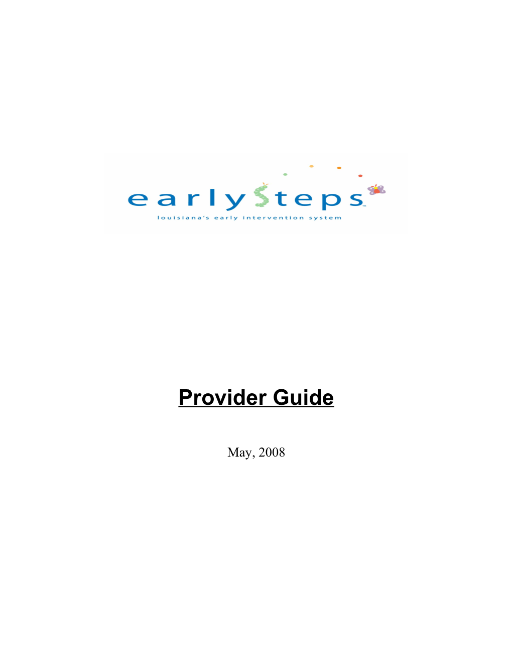 Provider Guide