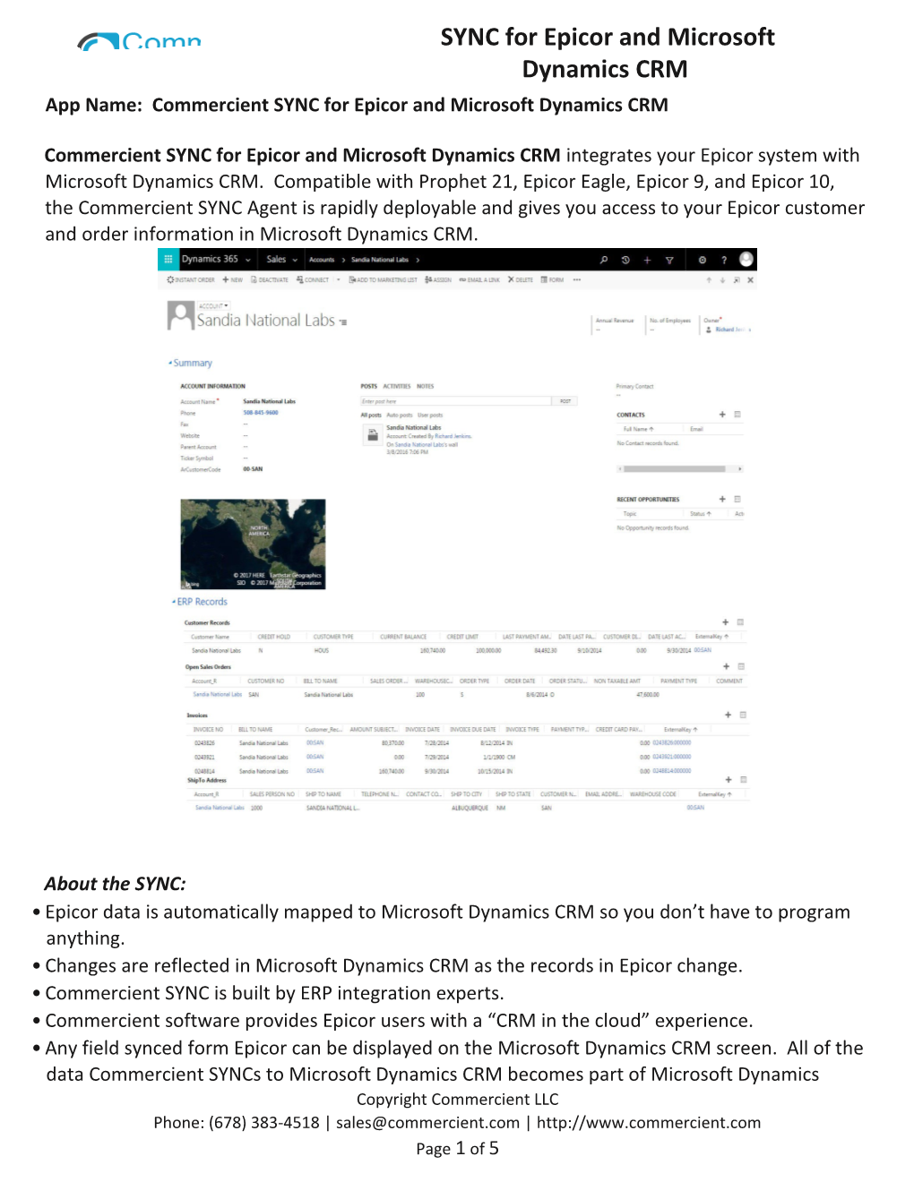 Sage SF Sync