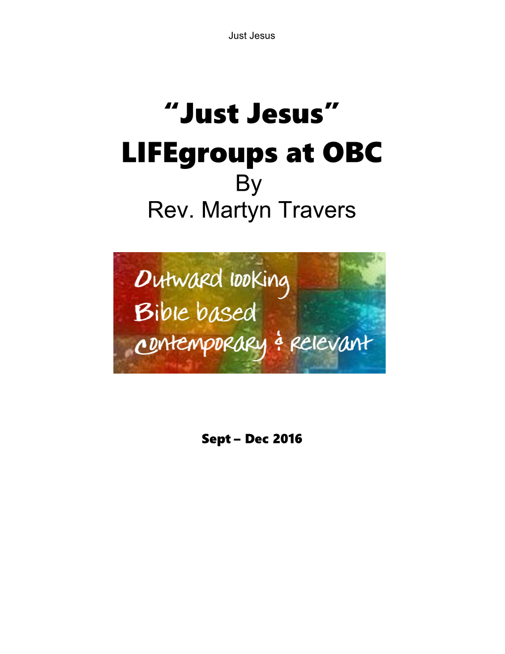 Lifegroups at OBC