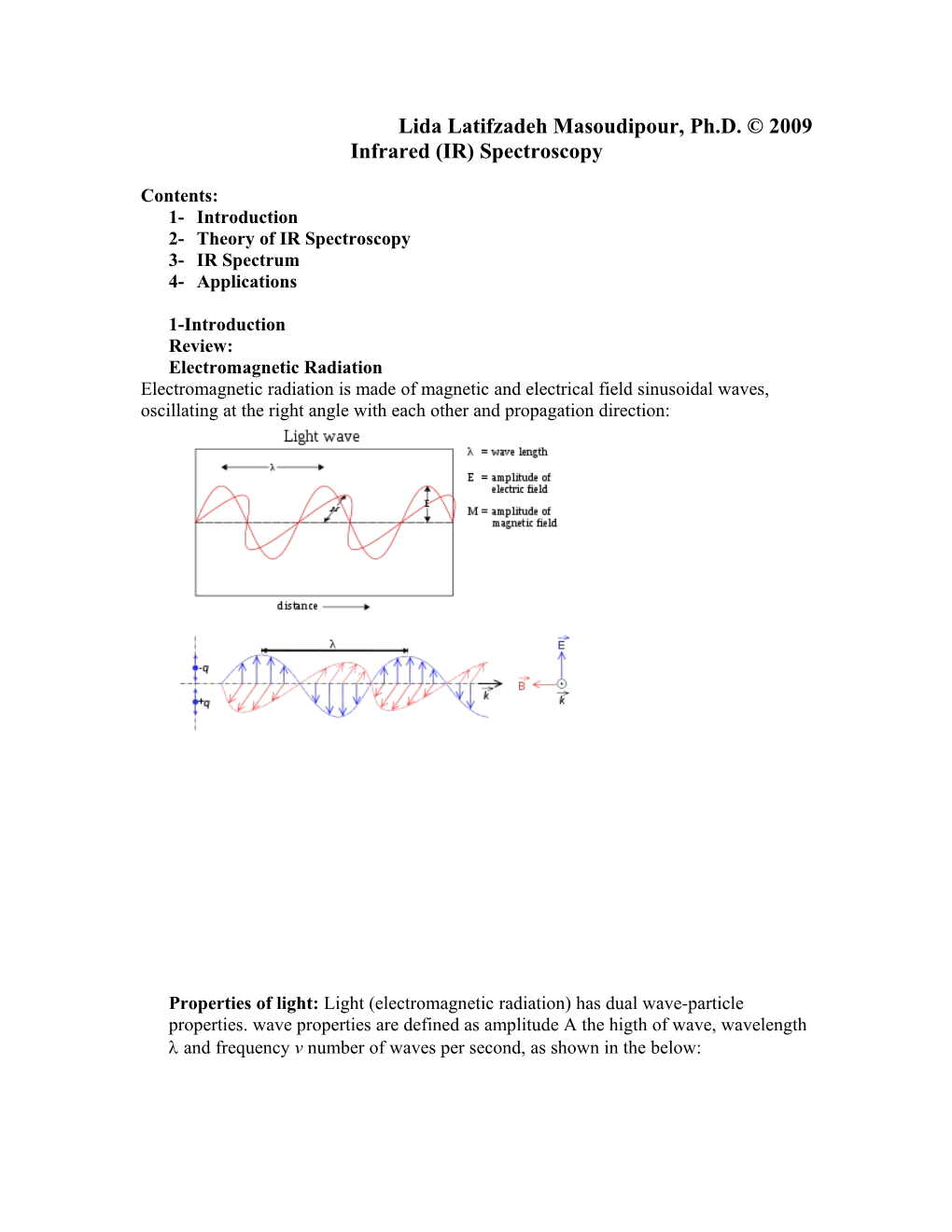 Infrared (IR) Spectroscopy