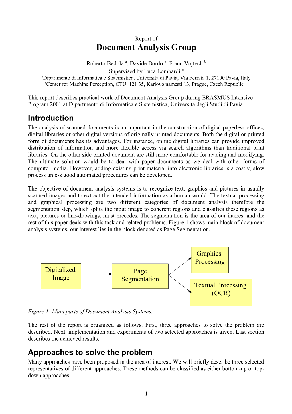 Document Analysis Group