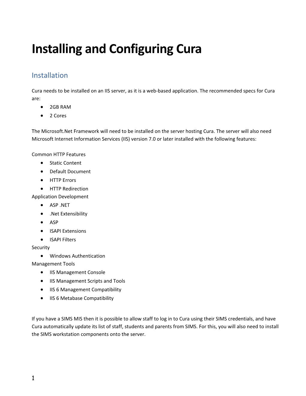 Installing and Configuring Cura