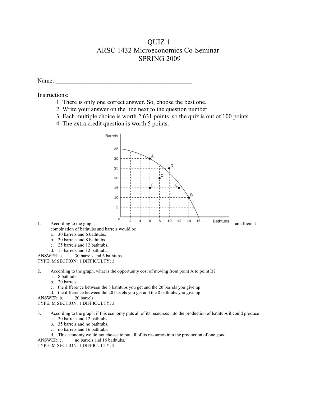 Quiz 1 Micro Spring 2008