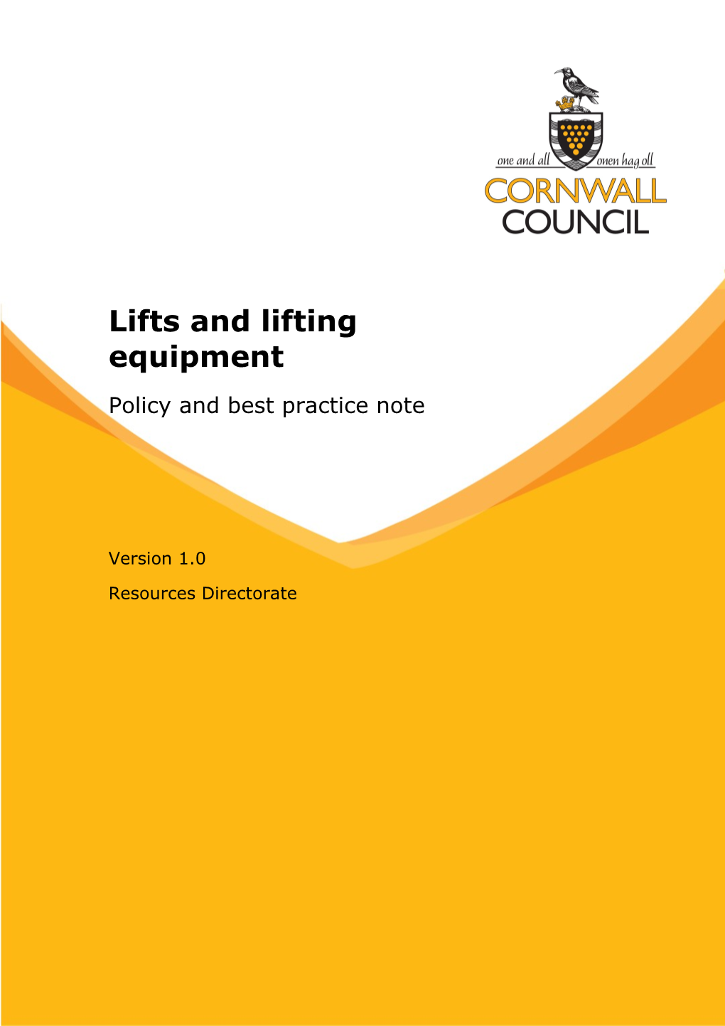 Lifts and Lifting Equipment