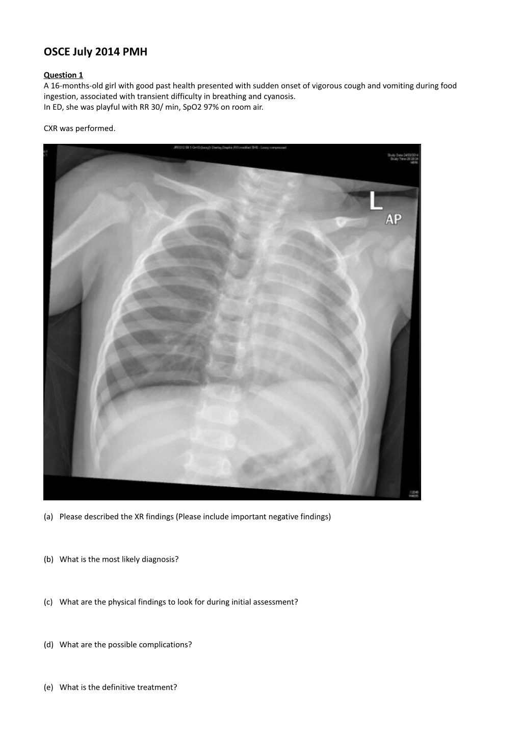 In ED, She Was Playful with RR30/ Min, Spo2 97% on Room Air