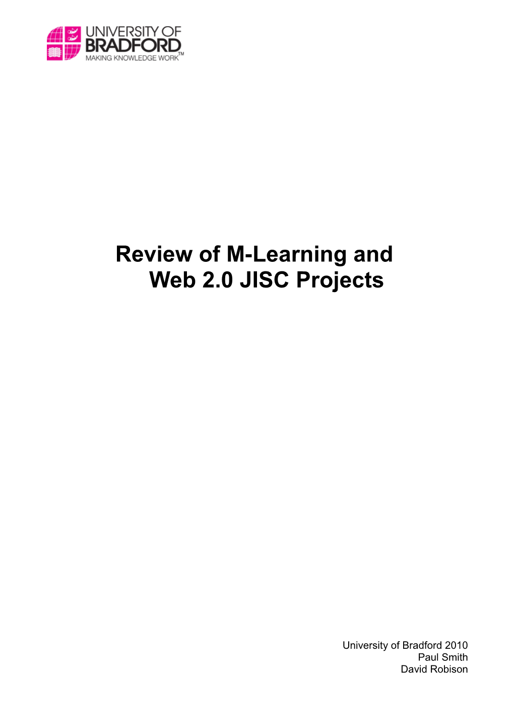 Review of M-Learning and Web 2