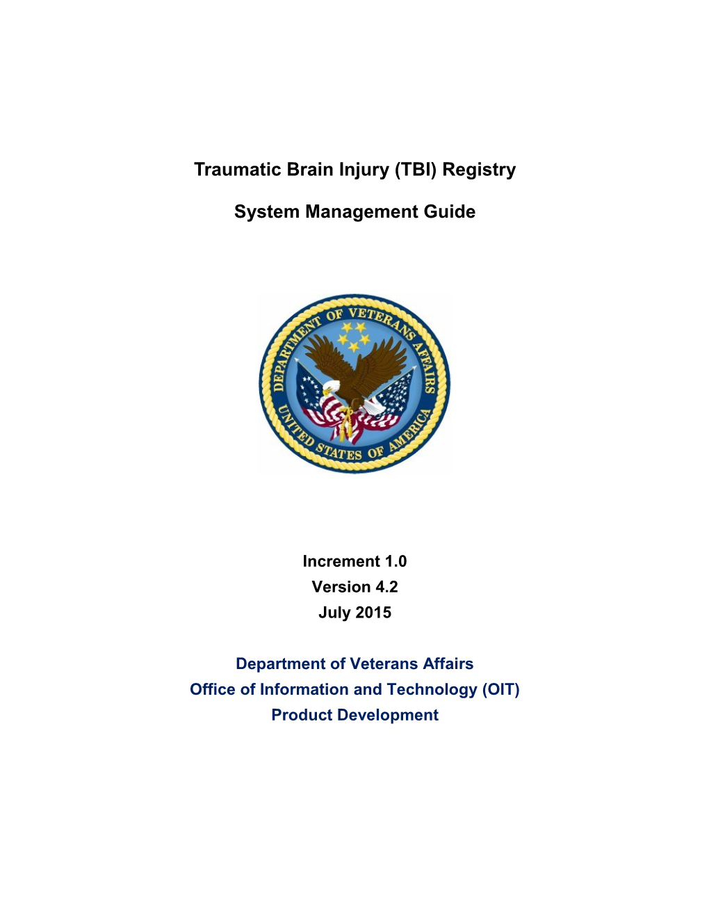 TBI System Management Guide for Increment 6